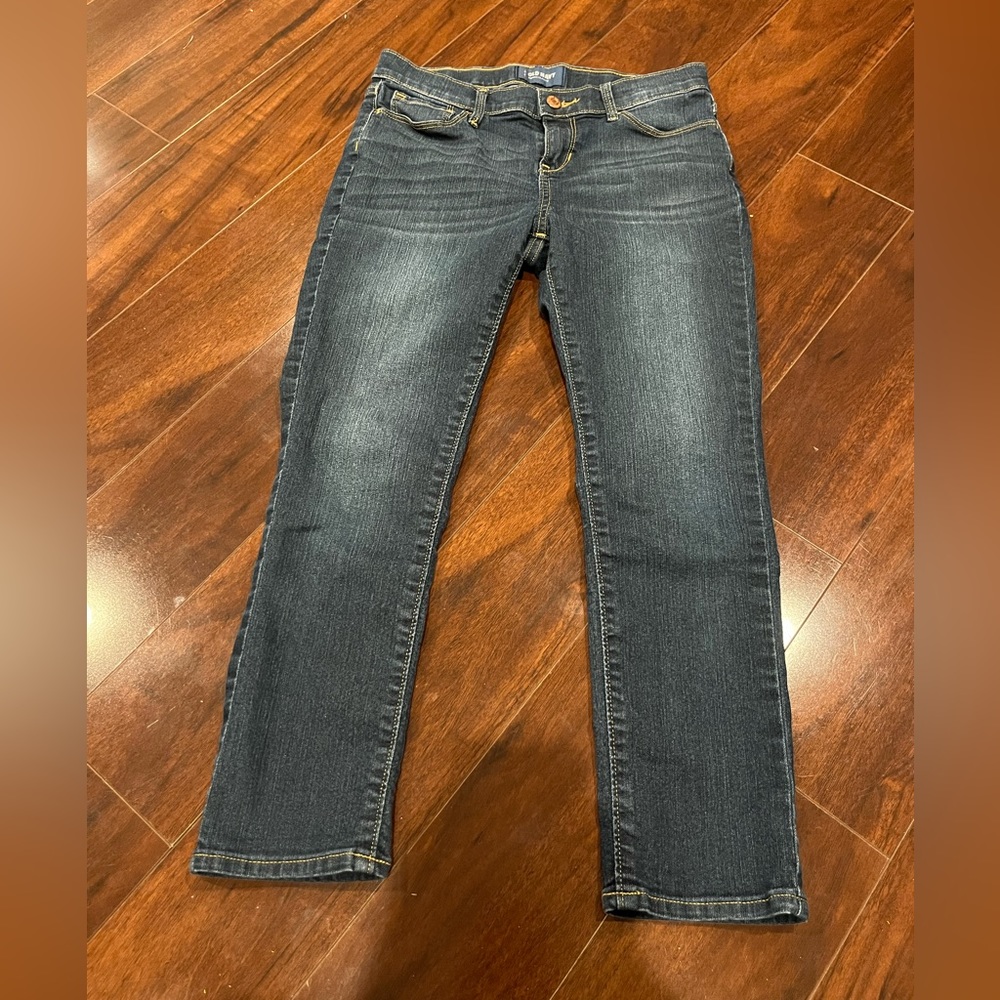 ⭐️EUC - Old Navy Skinny Dark Wash Denim Girls Size 14 Jeans